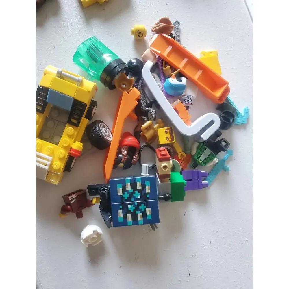 LEGO Minifigure Lot – Marvel, Minecraft, City Figures + Accessories (60+ Pieces)